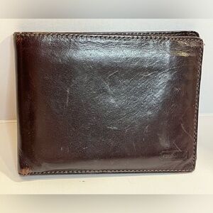Vintage mens coach wallet brown leather